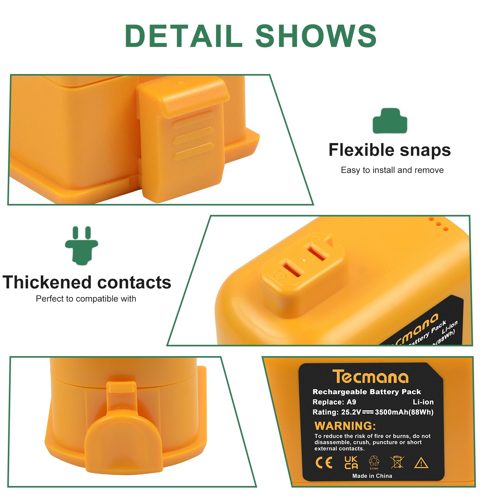 25.2V 3.5Ah Li-ion Battery For LG Cord Zero A9 Cordless Vacuums A926 A927 A929