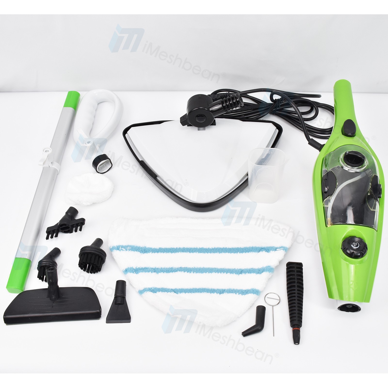 Steam Mop Cleaner 10-in-1 with Convenient Detachable Handheld Unit Floor Carpet
