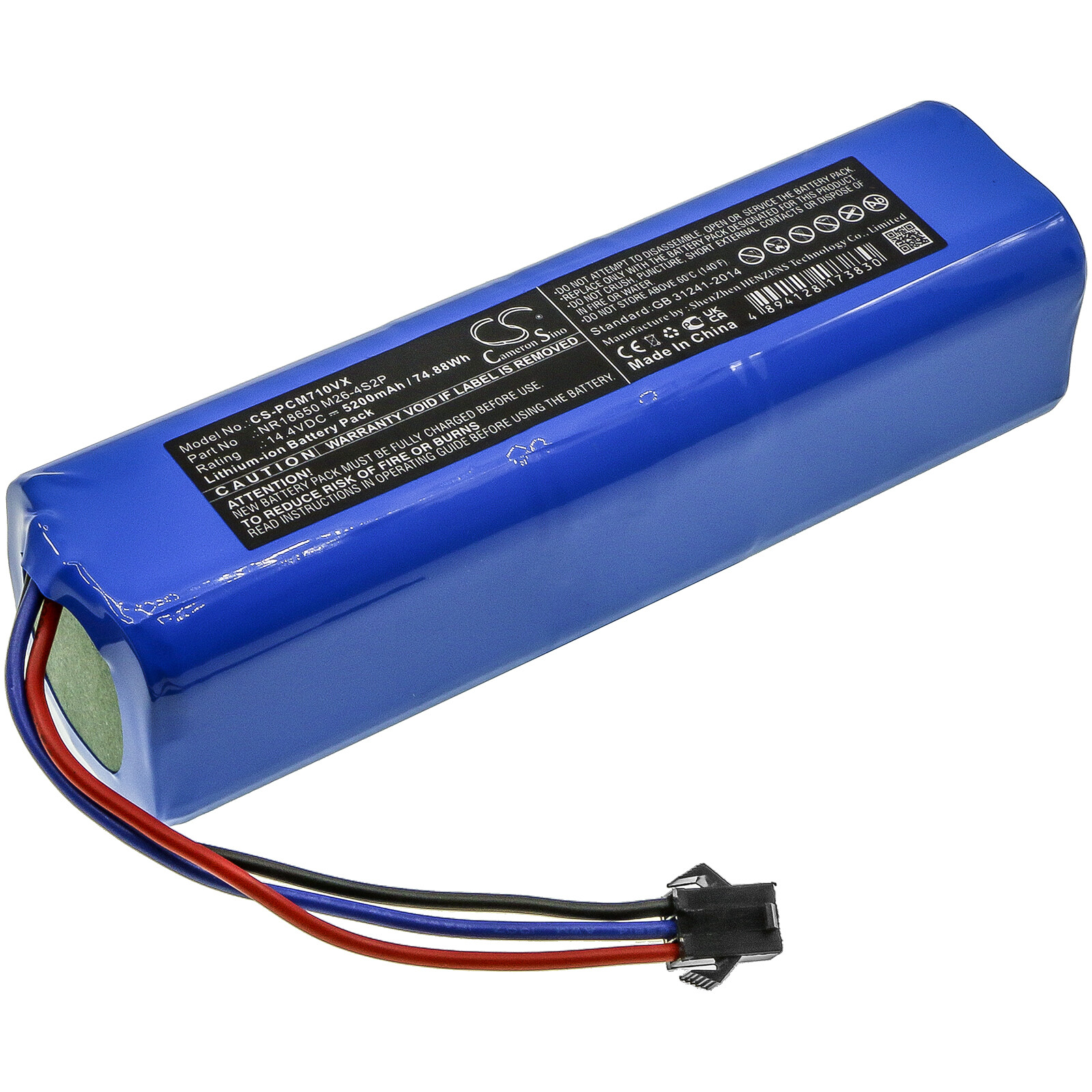 5200mAh Battery for Proscenic M9 Pro,Q8 Max,M8 Pro,M7 Pro,M7 Max,U6,M7 LDS,M6