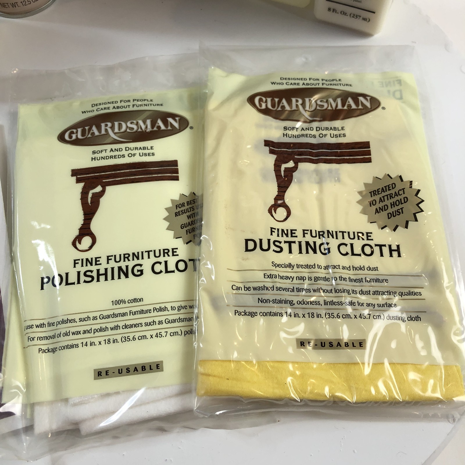 Guardsman Furniture Care Kit Polish Stain Lifter Remover Leather Cleaner VINTAGE
