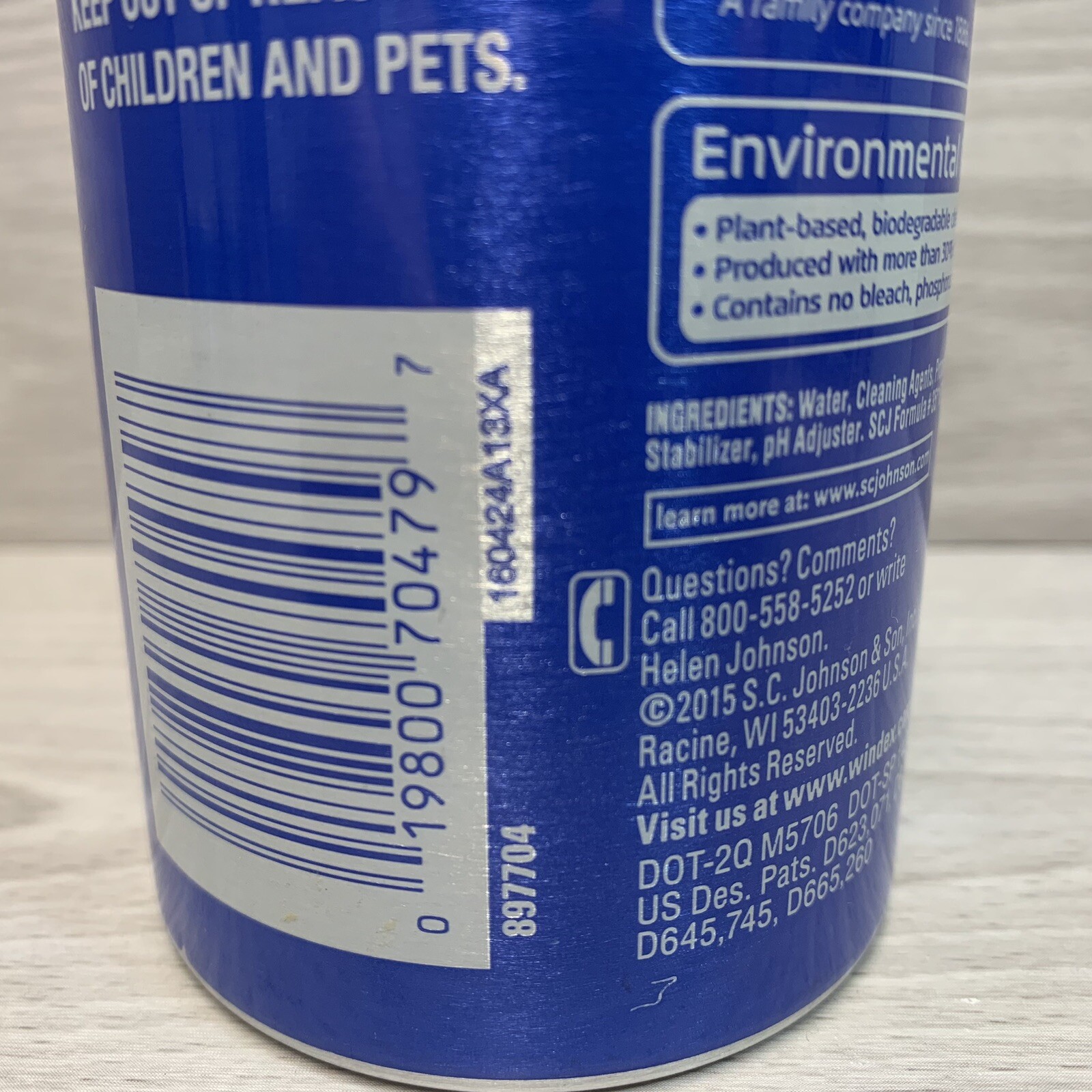 Windex Aerosol Glass & More Cleaner Fragrance Free 13.8 oz Streak-Free Shine NEW