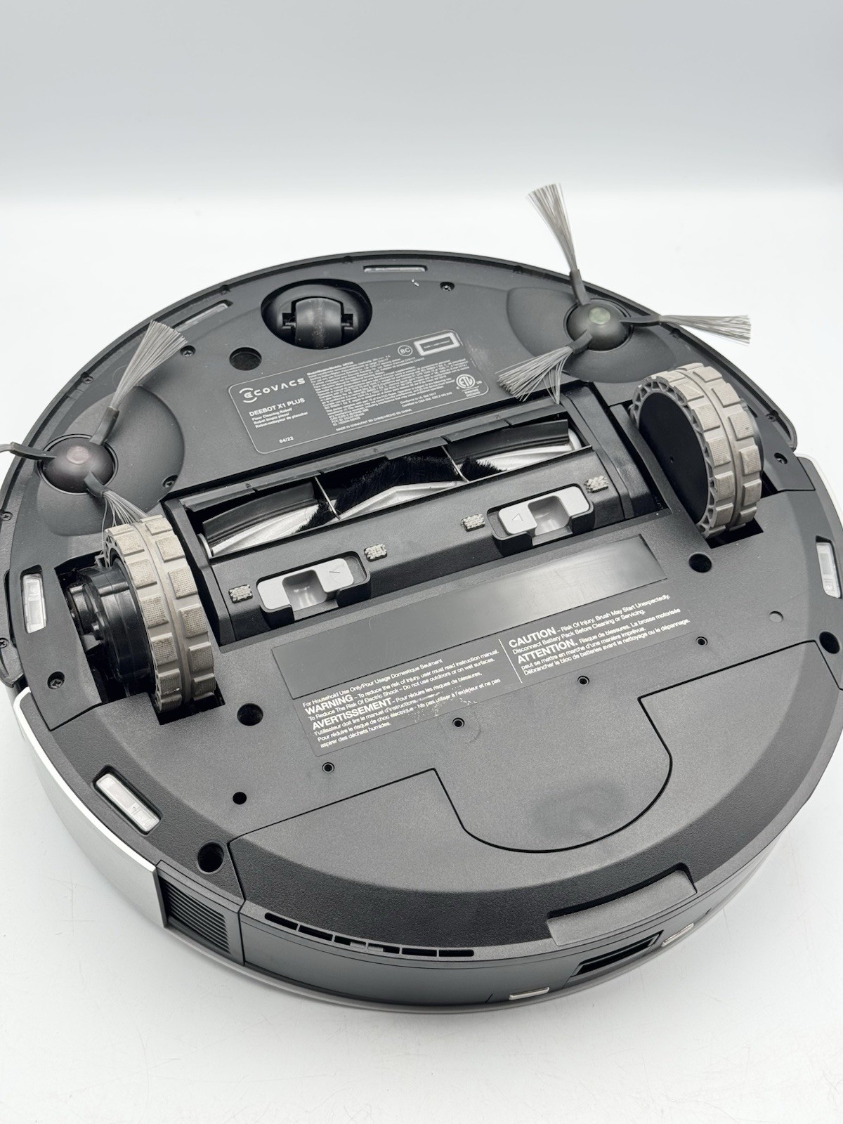 Ecovacs Deebot X1 Plus Robot Vacuum And Mop Combo With Self Emptying Station