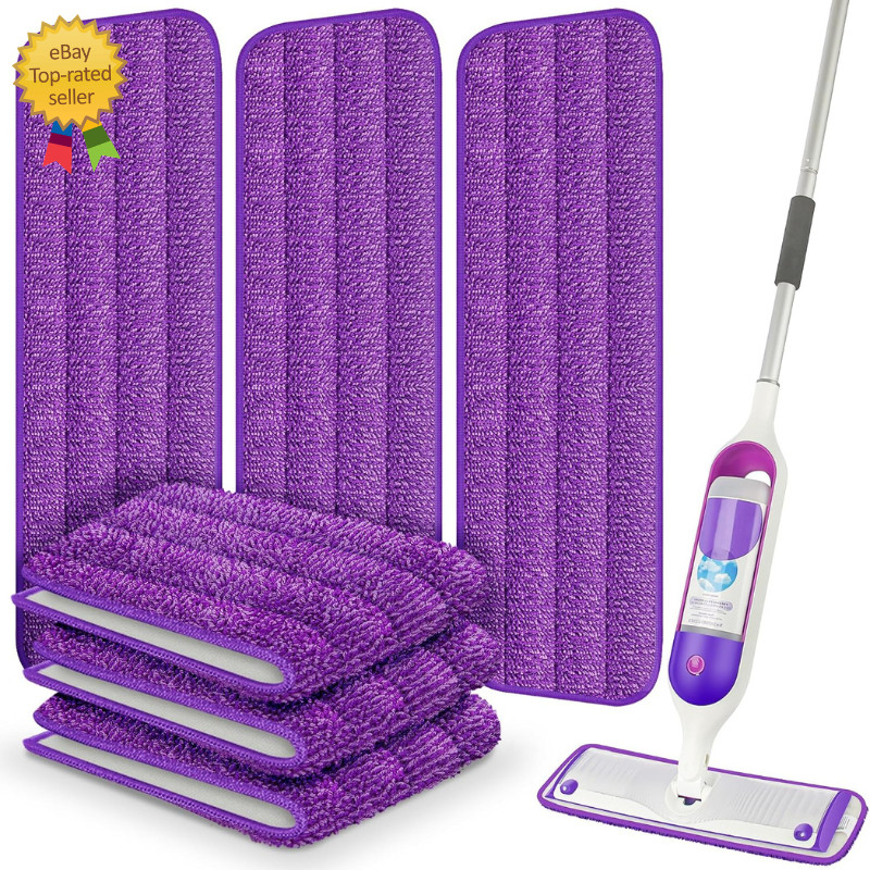 6 Pack Reusable Mop Pads for Swiffer Powermop, Power Mop Pads 13”-15′ Microf…