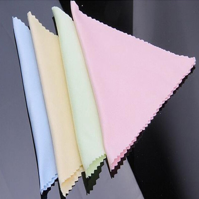 100pcs Microfiber Glasses Cleaning Cloth, 5.1″ x 5.1″ Lens Screen Cleaning Cloth