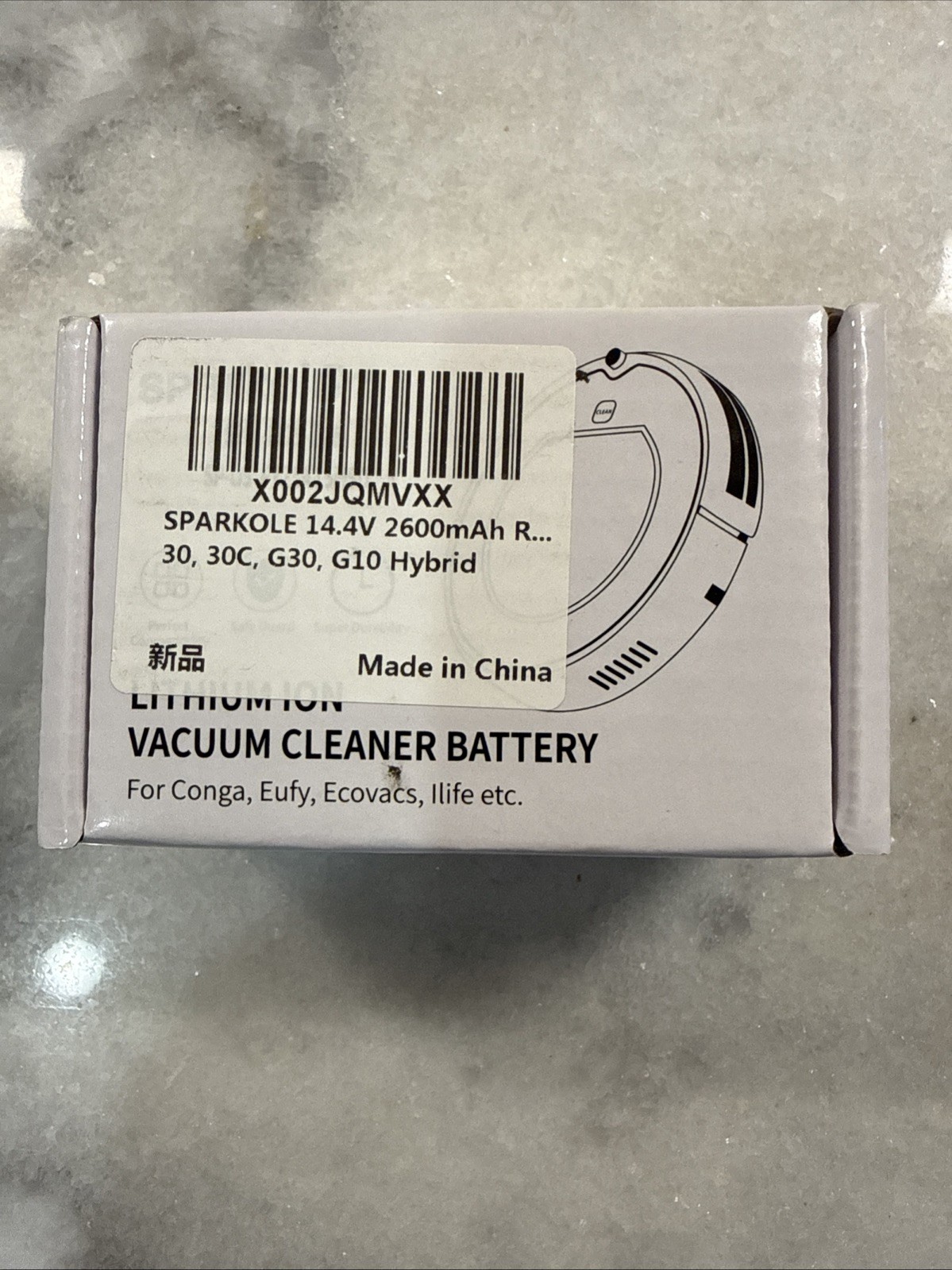 14.4V 2600mAh Replacement Battery for Ecovacs Deebot N79S, N79, DN622, DN622….