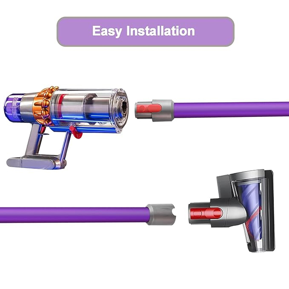 Detect Animal Absolute For Dyson Wand Stick Extension Tube V7 V8 V10 V11 V15