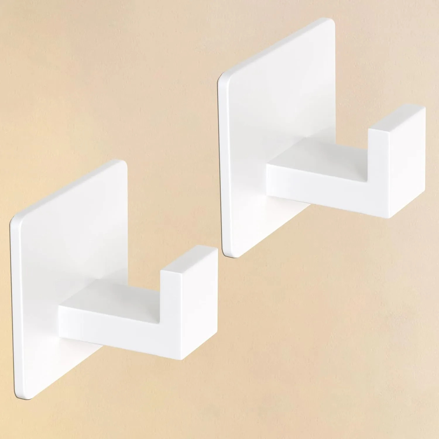 4 Pack Heavy Duty Adhesive Towel Hooks Aluminum Wall Mount For Kitchen Bathroom