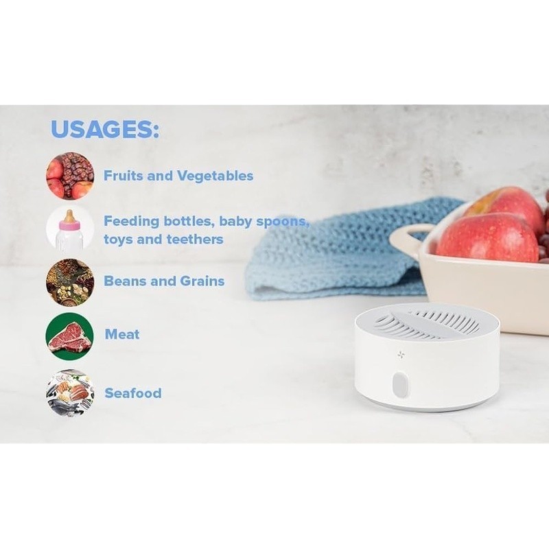 Fruit Vegetable Washer Electrolysis Cleaner Portable Fresh Produce Deep Clean US