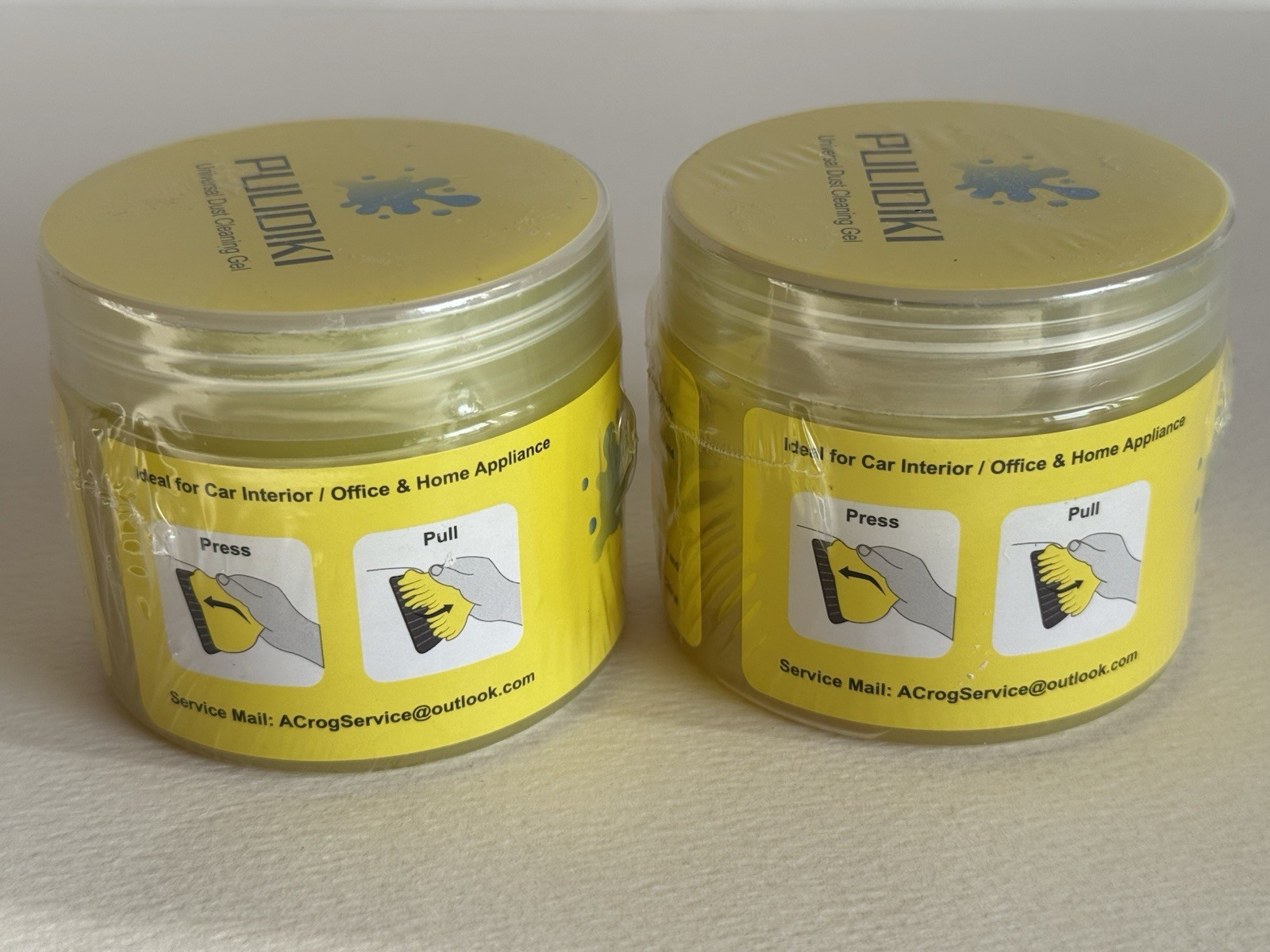 (2 PACK) Pulidiki Universal Dust Cleaning Gel for Car & Keyboard..Expire:08/2027