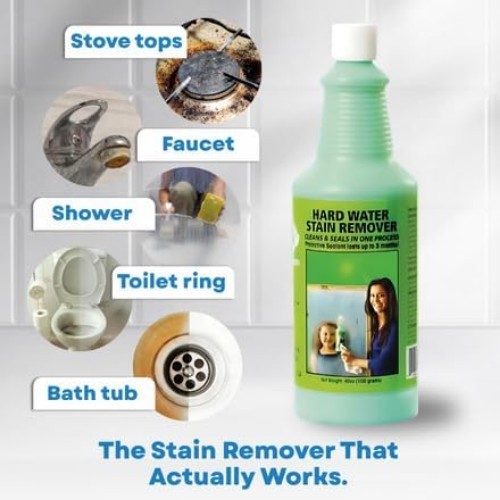 Bioclean Biodegradable Hard Water Stain Remover – Eco-Friendly – 20.3 oz Cream