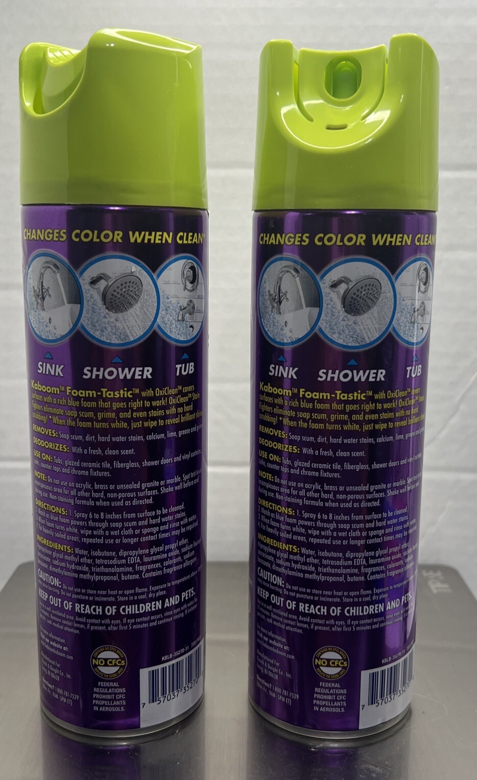 Kaboom OxiClean Fresh Scent Bathroom Cleaner 19 oz Pack of 2