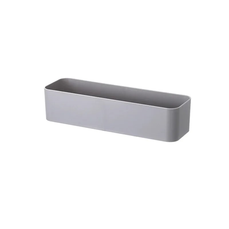 Wall Mounted Remote Control Holder Cosmetic Storage Box Phone Organizer Case 1pc
