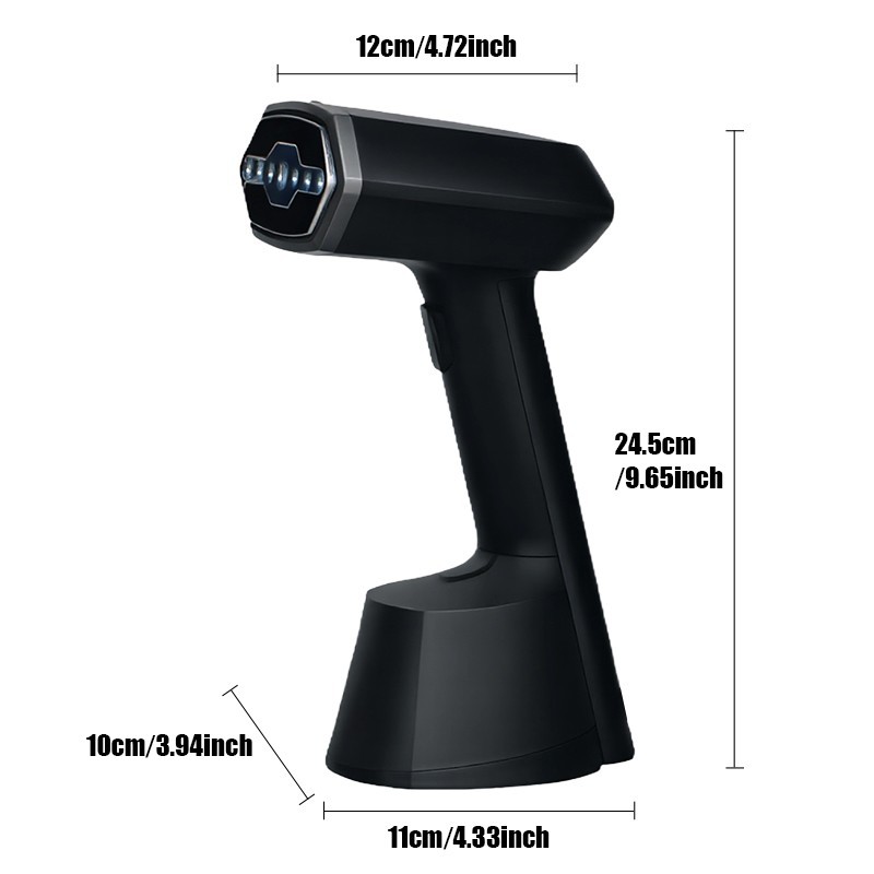 Compact Handheld Garment Steamer for Clothing. Heats Up in 30 Seconds