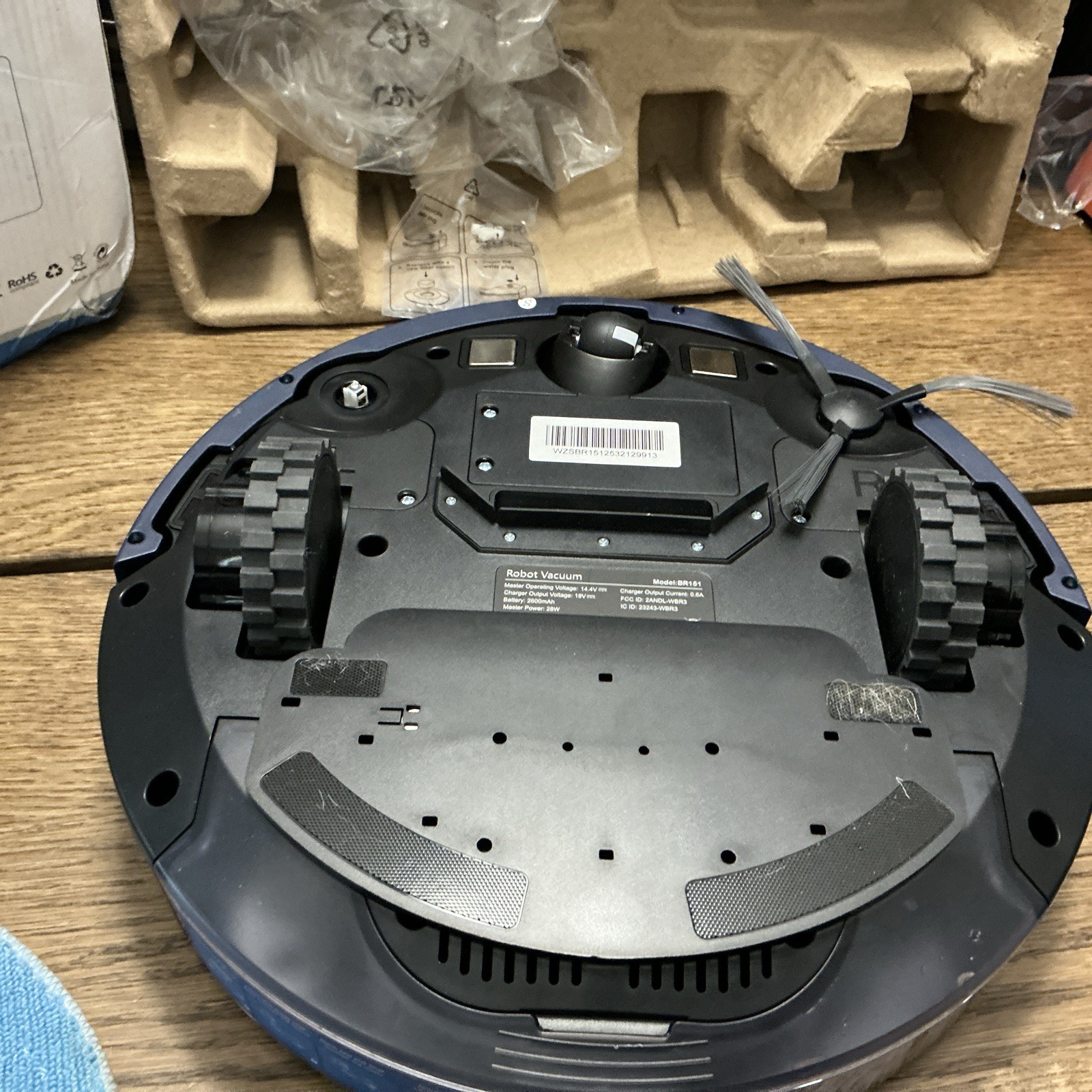 BR151 – Robot Vacuum Cleaner, 2 in 1 Robot Vacuum – READ