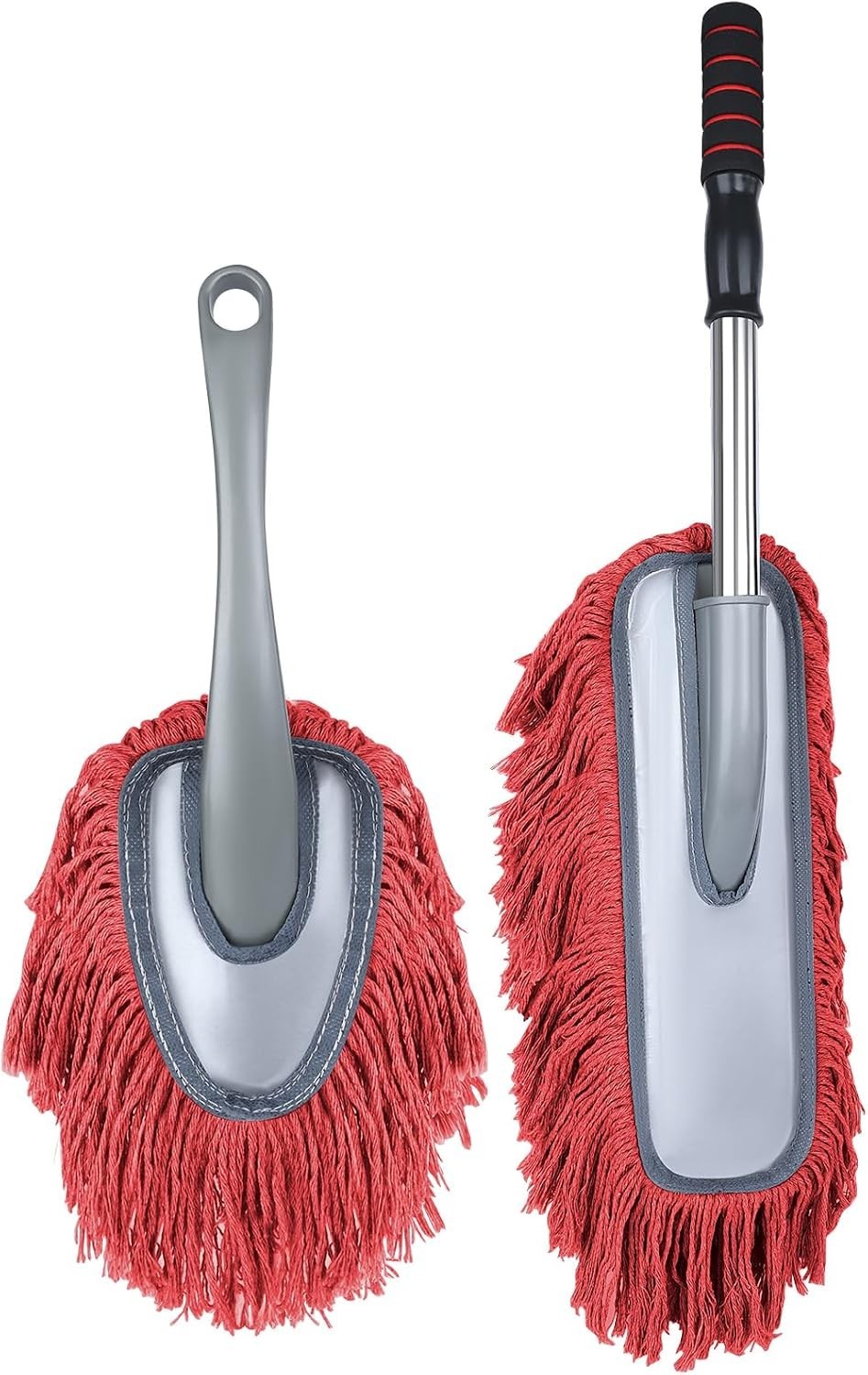 2 Pack Large Car Duster Exterior Scratch Free with Extendable Handle and Car …