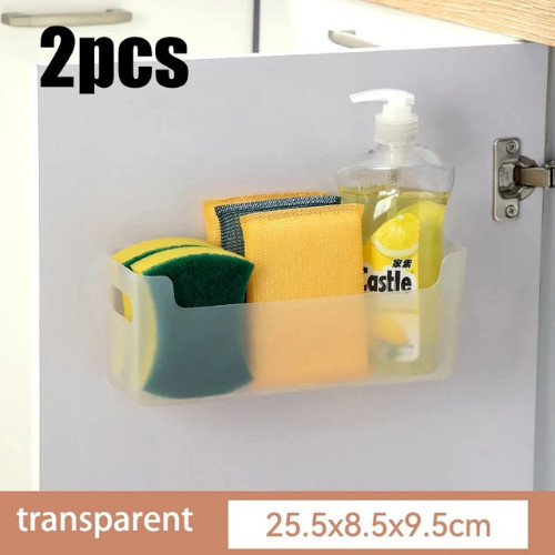 Wall Mounted Storage Box Cabinet Door Organizer Kitchen Hanging Container USA