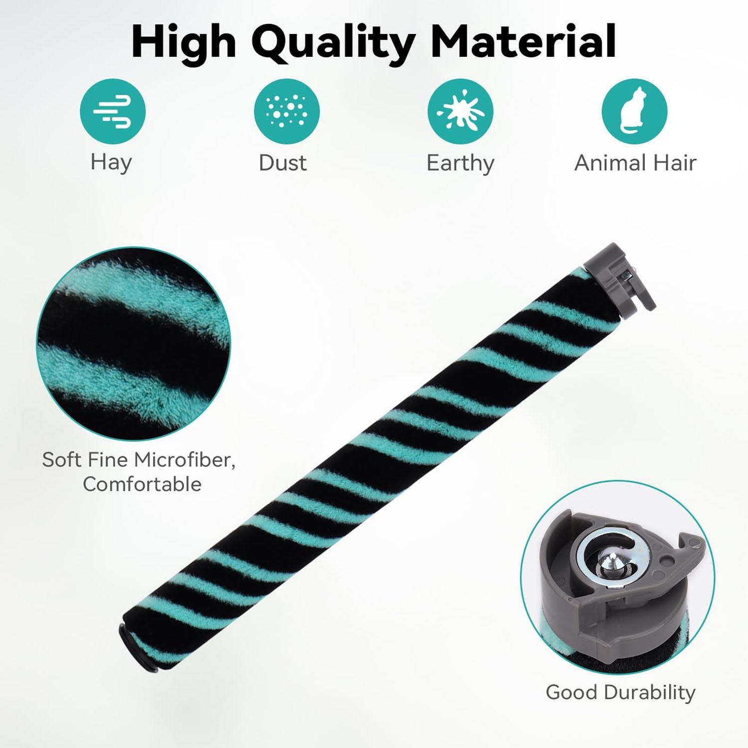 1 PACK Roller Brush Accessorie for Vacuum AZ4000 AZ4002 AZ3901 Soft Brush Roller