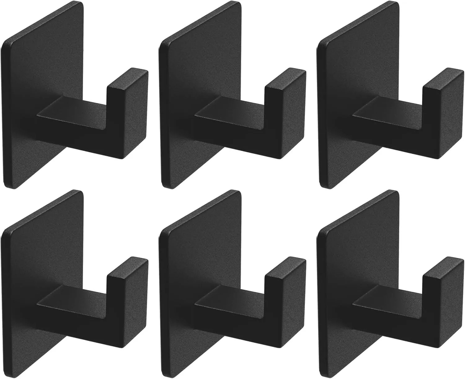 4 Pack Heavy Duty Adhesive Towel Hooks Aluminum Wall Mount For Kitchen Bathroom