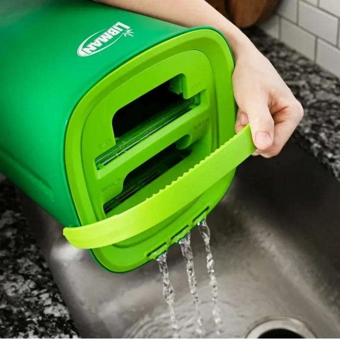 Libman Rinse N Wring Flat Mop System with Microfiber Pad- New