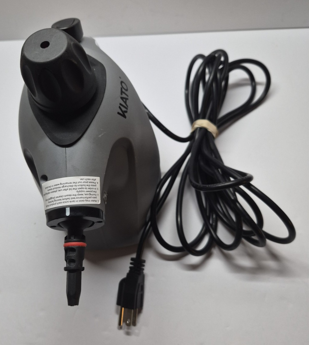 Kiato 10-in-1 Handheld Steam Cleaner 1050-1150W Gray Color