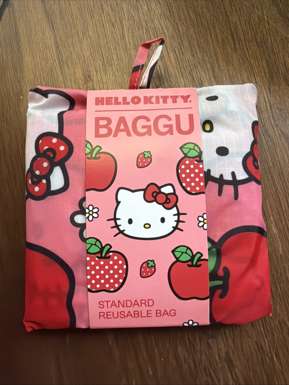 Baggu x Hello Kitty & Friends Apple Strawberry Eco Tote Bag New Standard Size