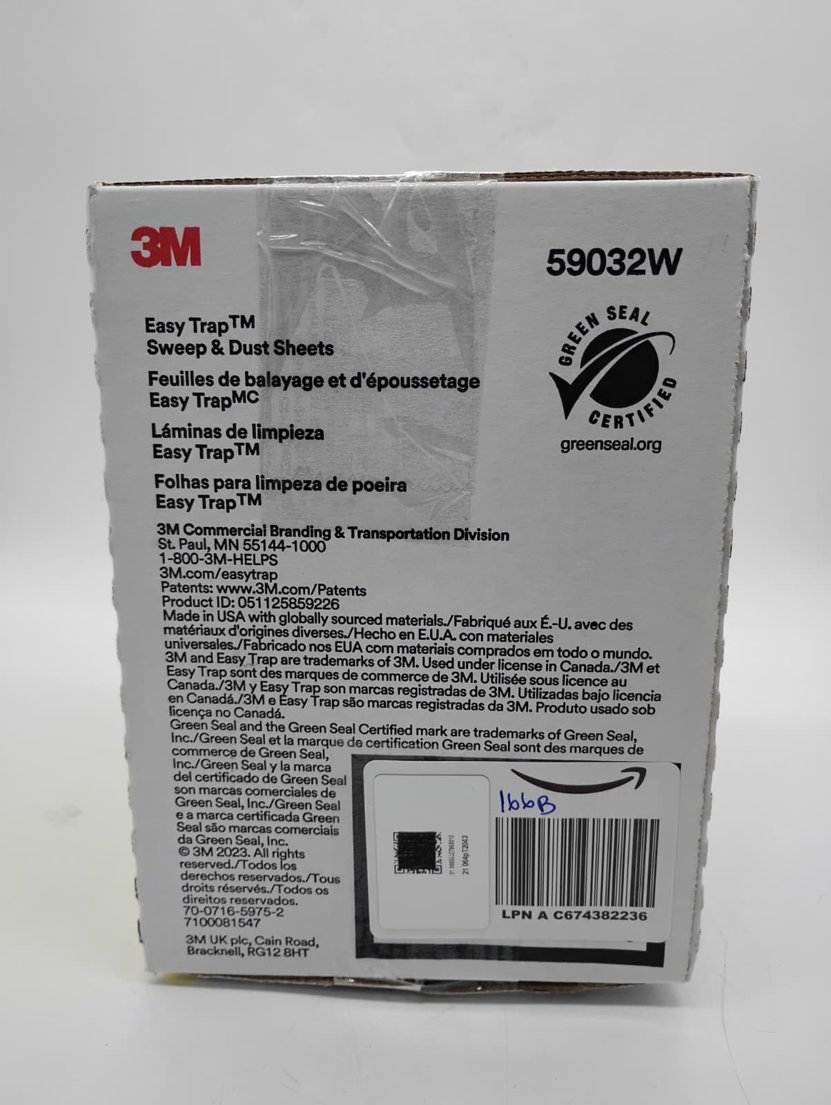 3M Easy Trap Duster Sweep Dust Sheets 5″ x 6″ 60 Sheets Roll Cleaning Cloth