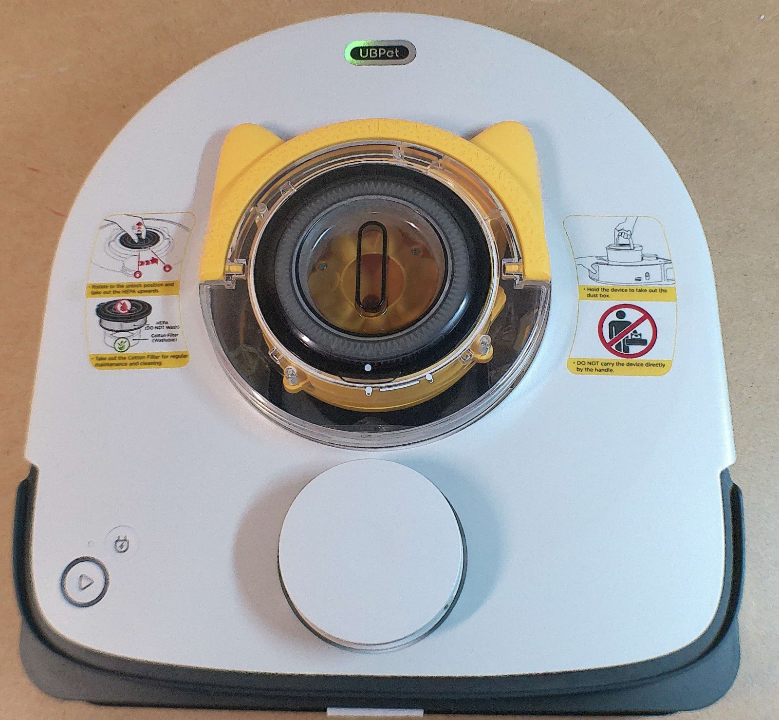 UBPet 22,000Pa Cyclone Robot Vacuum for Pet Hair & Carpet WiFi/App control