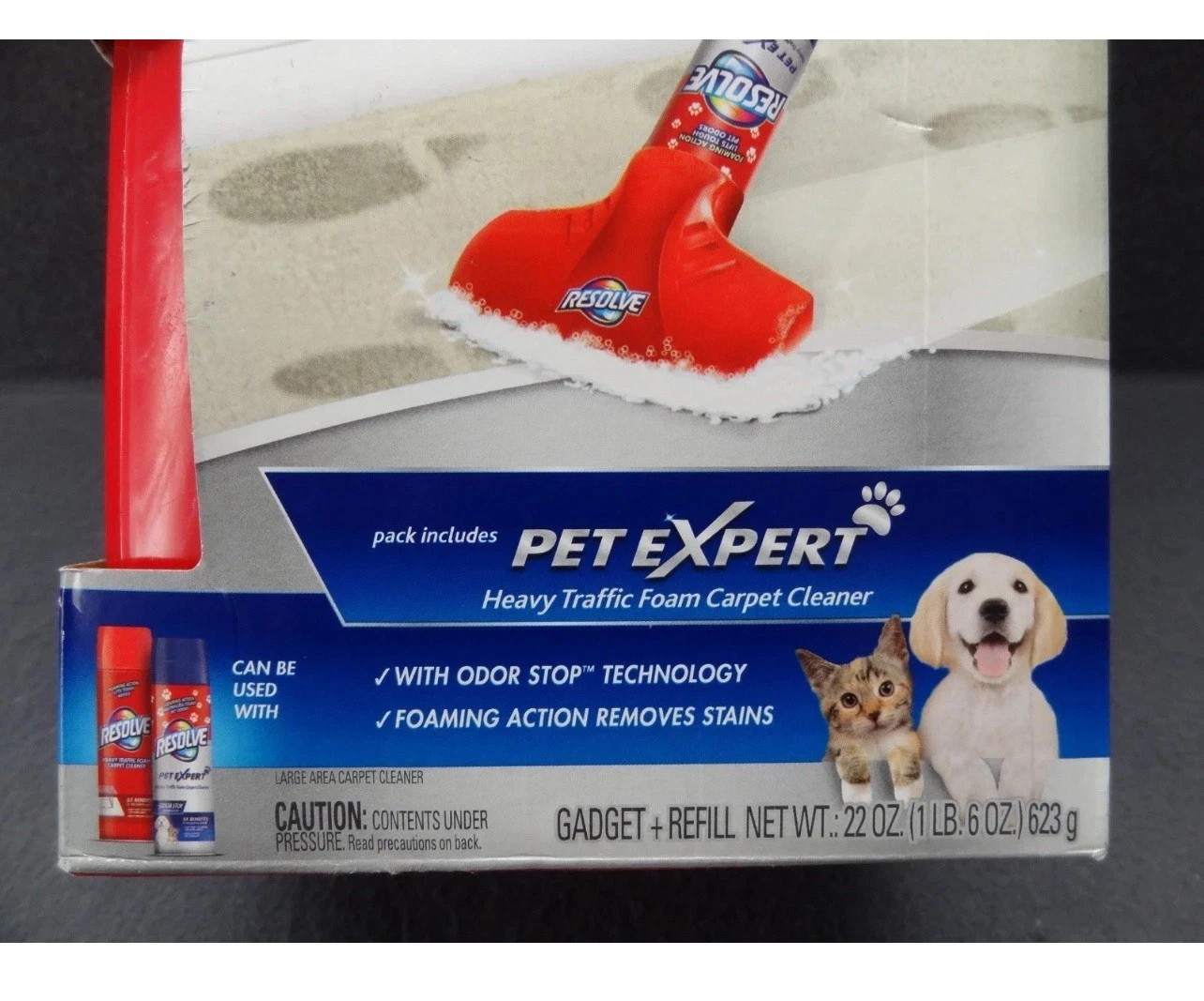 NEW Resolve Easy Clean Pet Expert Brushing Kit Heavy Traffic Carpet Cleaning