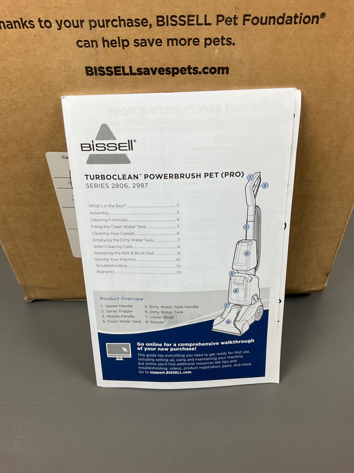 Bissell TurboClean PowerBrush Pet Pro Carpet Cleaner, Lightweight, Metallic