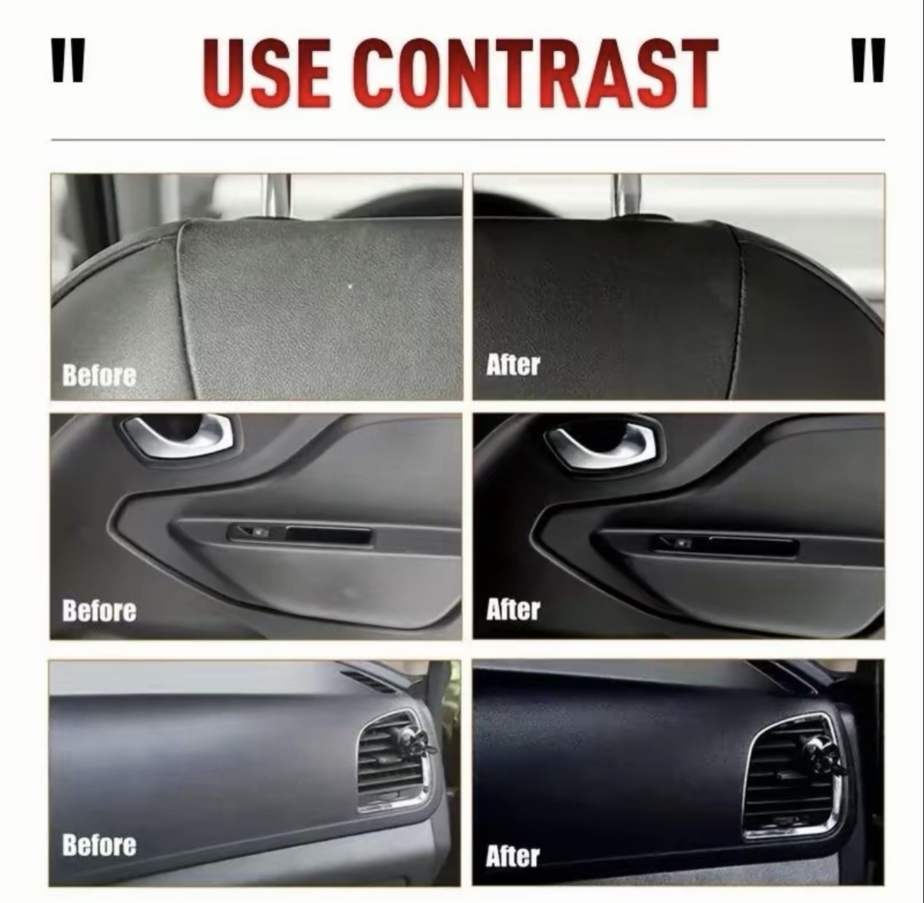 Car Leather Cleaning Cream, Multifunctional Car Leather Care Cream