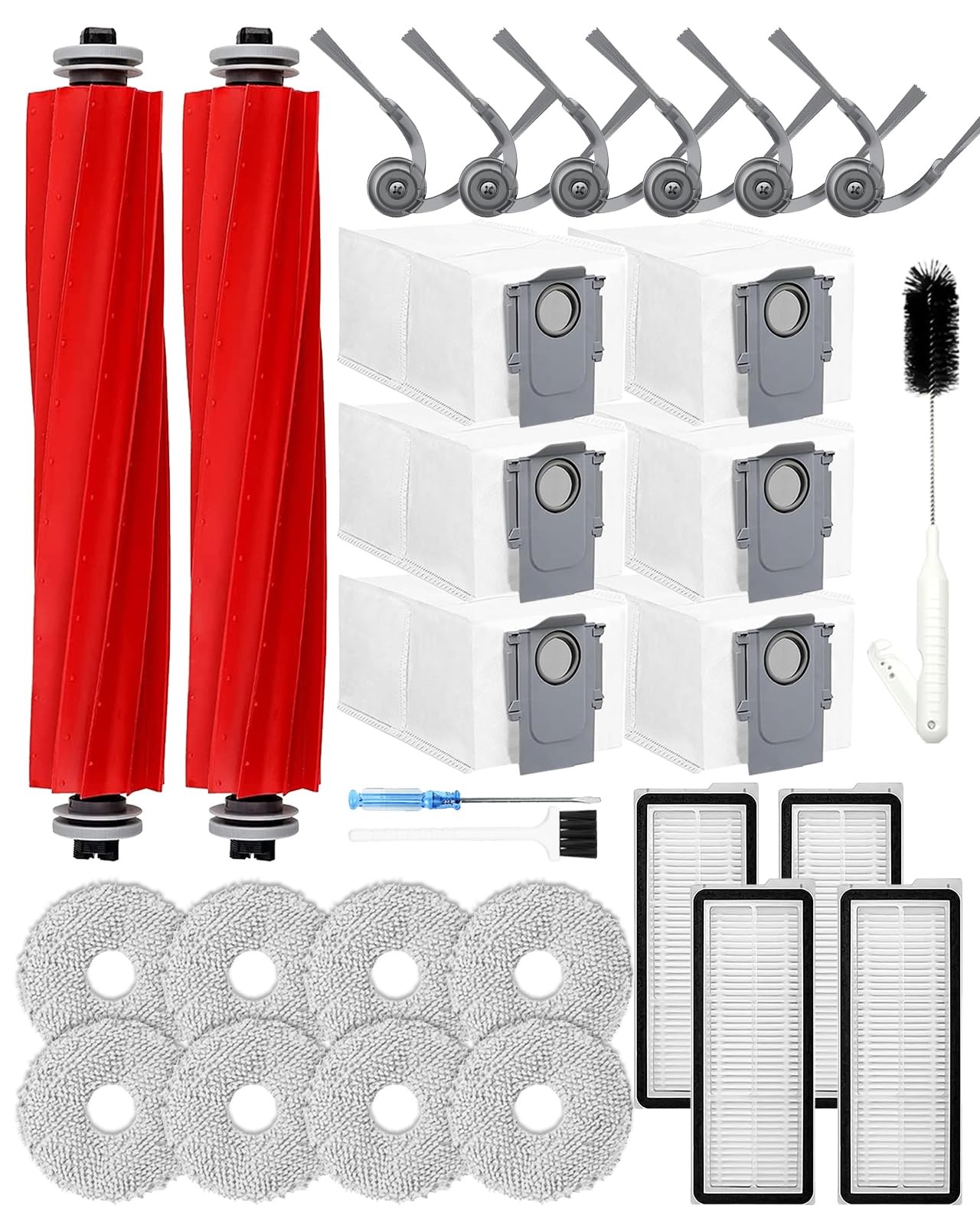 29PCS QV35A Accessories for Roborock QV 35A/Qrevo S Pro/QX Revo Plus/QV 35S/Q…