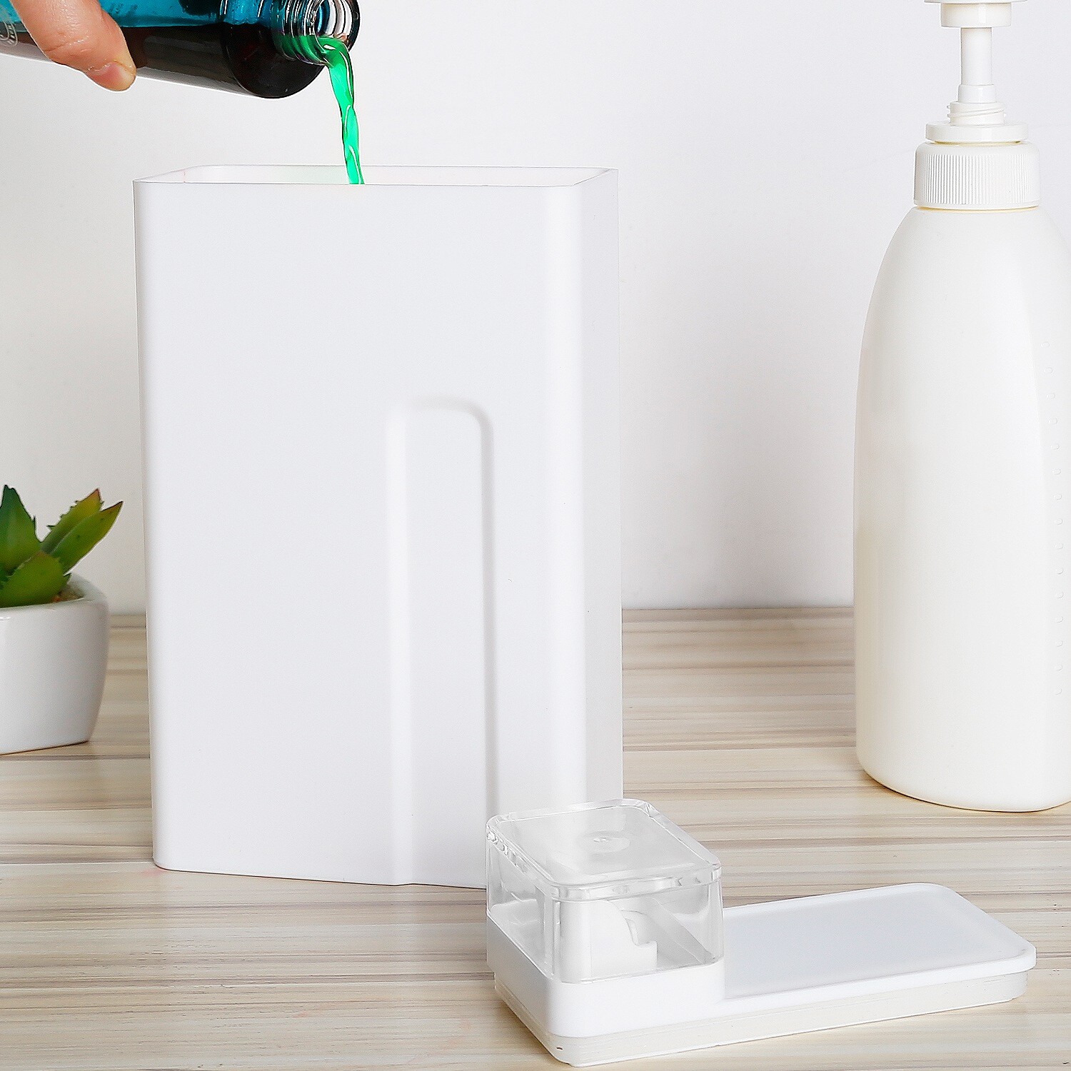1L Refillable Laundry Bottle Container for Detergent Liquid Replacement Bottles