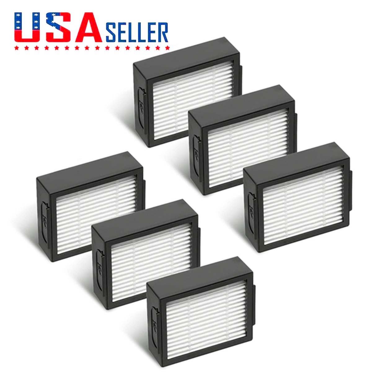Rubber Brush, Side Brush, Filters Replacement Parts for Roomba iRobot i3, i3+