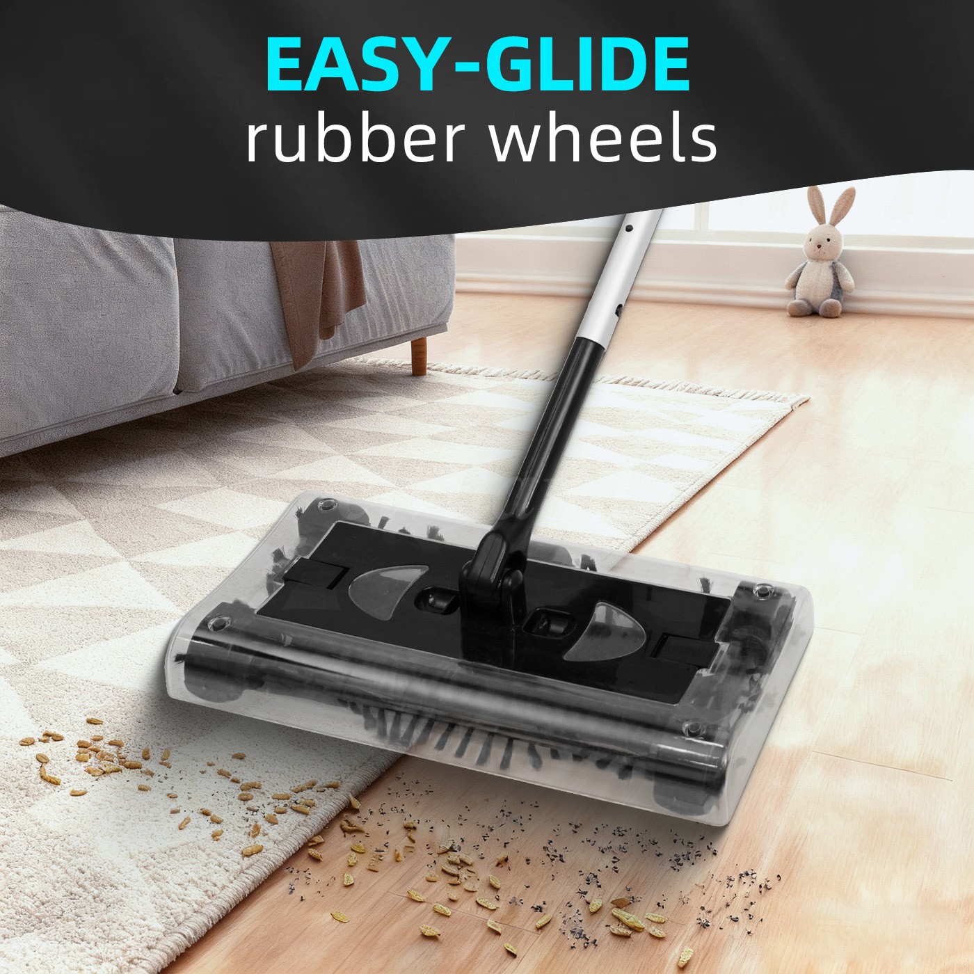 Vacuum Cleaner Cordless floor sweeper rechargeable manual floor & carpet sweeper