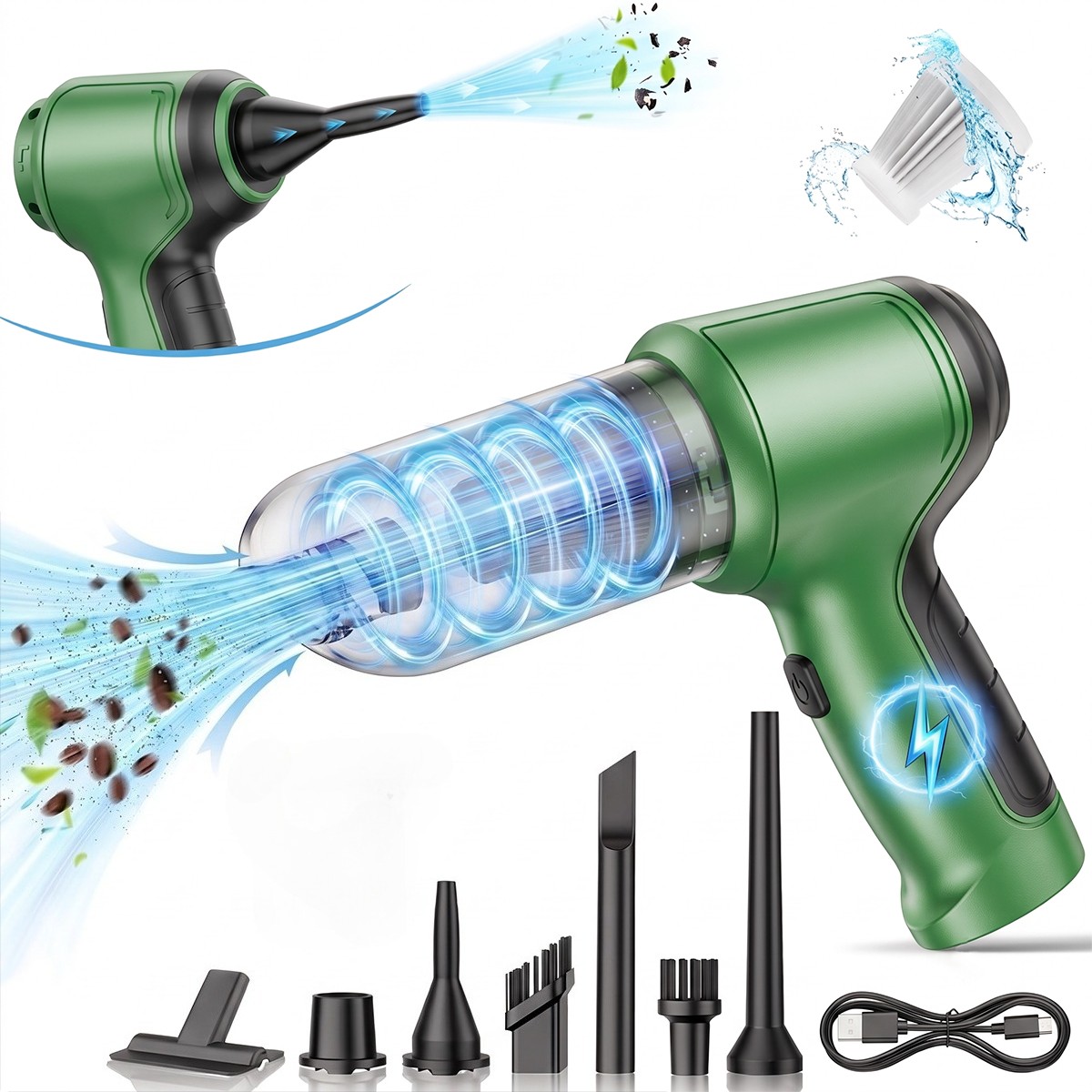 Handheld Vacuum Cordless Car Vacuum Cleaner Portable Suction&Blower for Home&Car