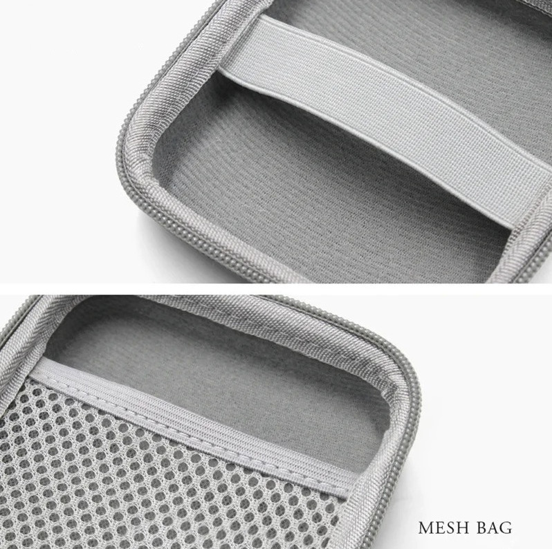 1pc Portable Cable Organizer Bag Earphone Charger Storage Case – NEW