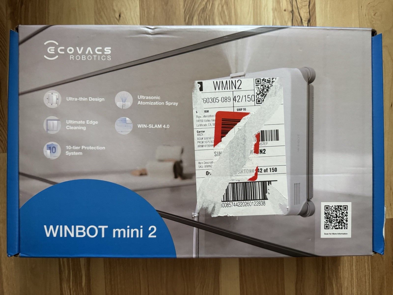 ECOVACS WINBOT MINI 2 Window Cleaning Robot – New Sealed