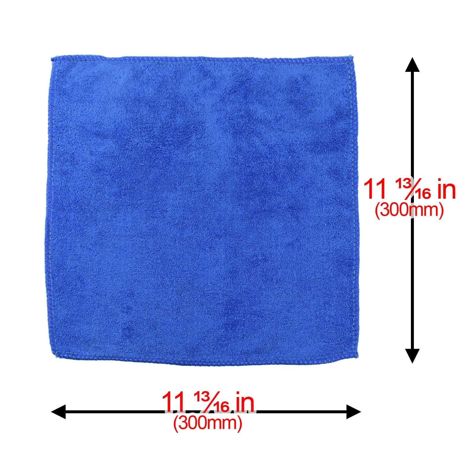 EZAUTO WRAP 25 pcs Microfiber Cleaning Cloth Towel Rag Car Polishing 25