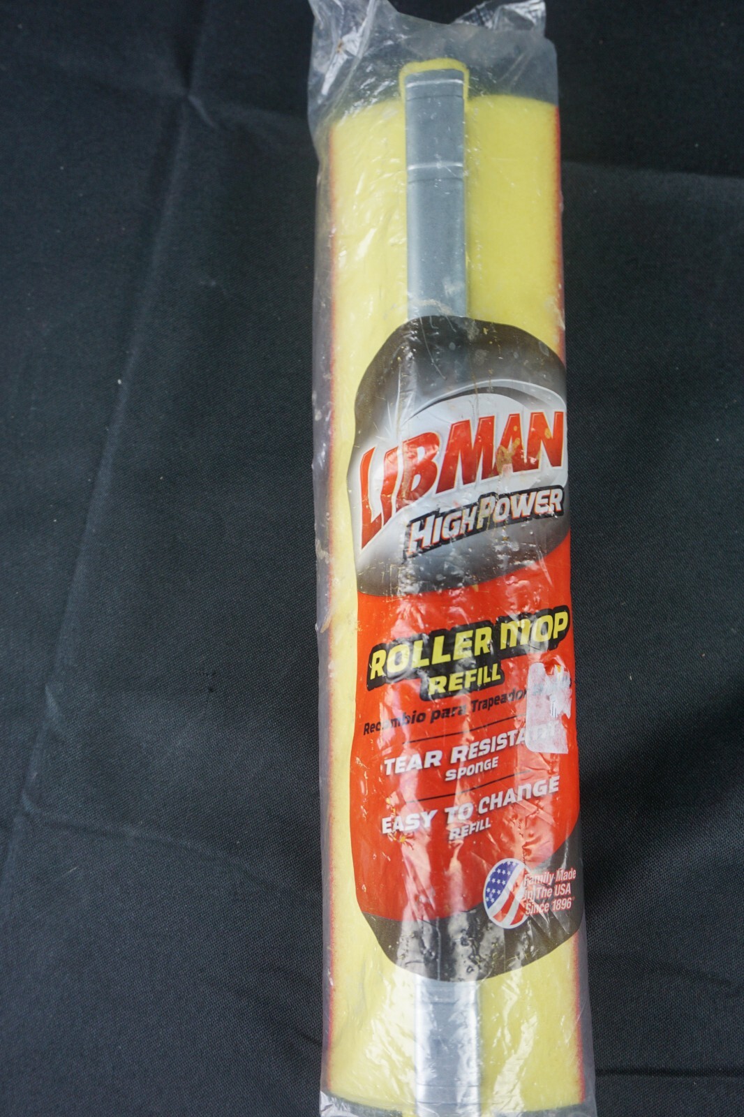 Libman 956 Roller Mop With Scrub Brush Refill NEW