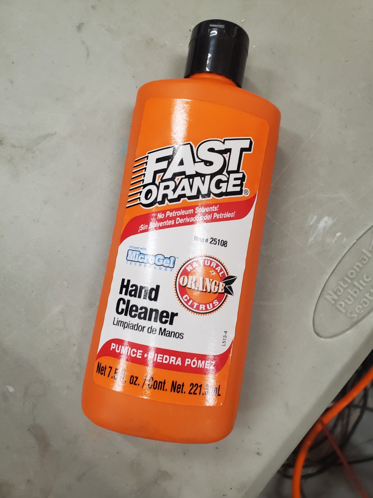 Permatex 25108 Fast Orange Pumice Lotion Hand Cleaner, 7.5 oz.