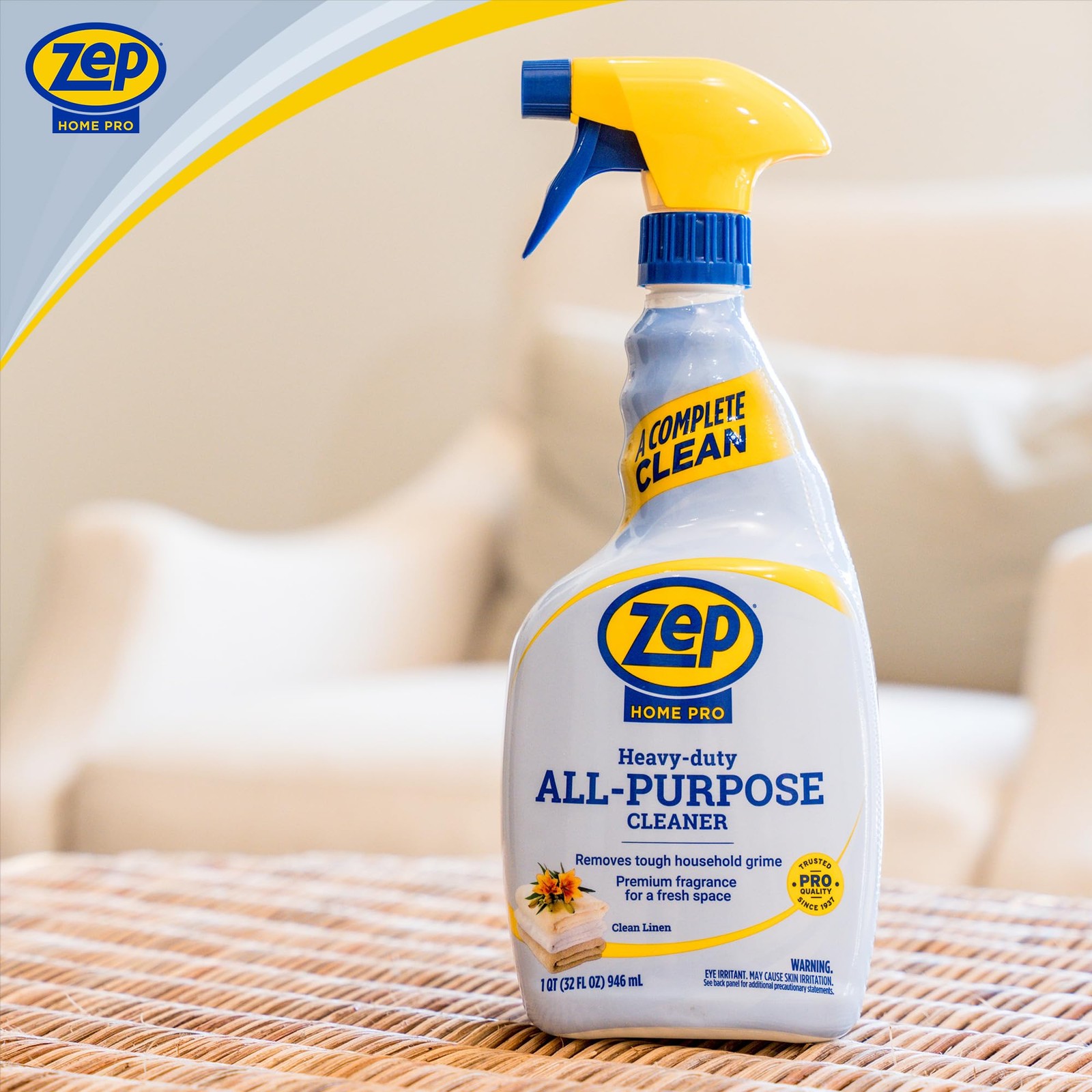 Zep Home Pro Heavy-duty All-Purpose Cleaner – 32 oz 32 Fl Oz (Pack of 1)