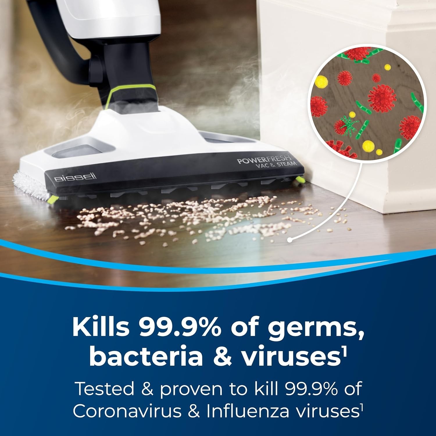 Bissell PowerFresh Vac & Steam All-in-One Vacuum & Steam Mop 2747A Hard Floors