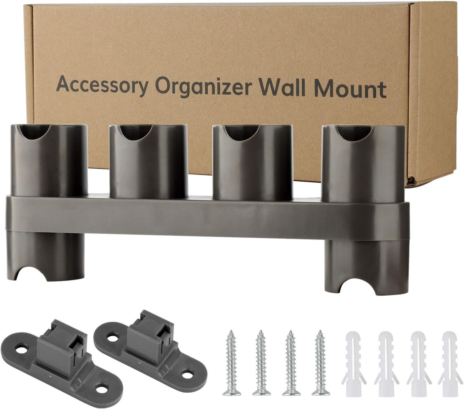 Wall-Mounted Organizer for Dyson V15 V12 V11 V10 V8 V7 – 6 Storage Sockets