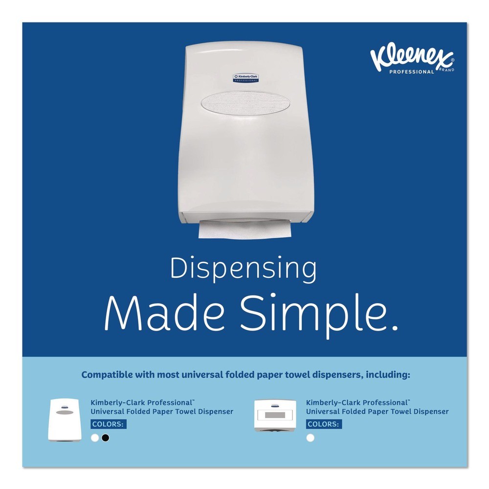 Kleenex 01510 10.13 in. x 13.15 in. 1-Ply C-Fold Paper Towels – WT (2400/CT) New