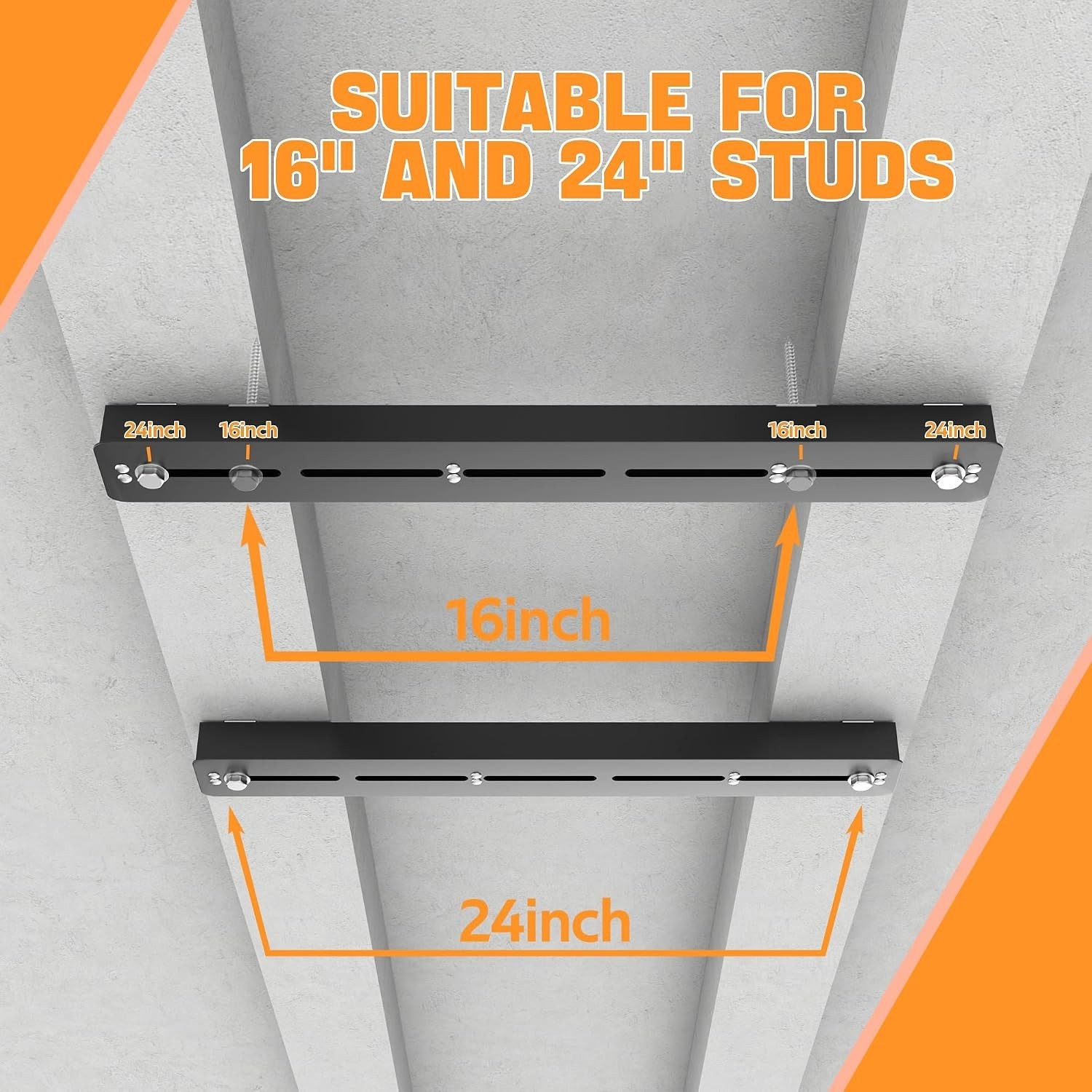 Durable 26″ Overhead Ceiling Storage Rack – Supports 176 Pounds, Rust-Resistant