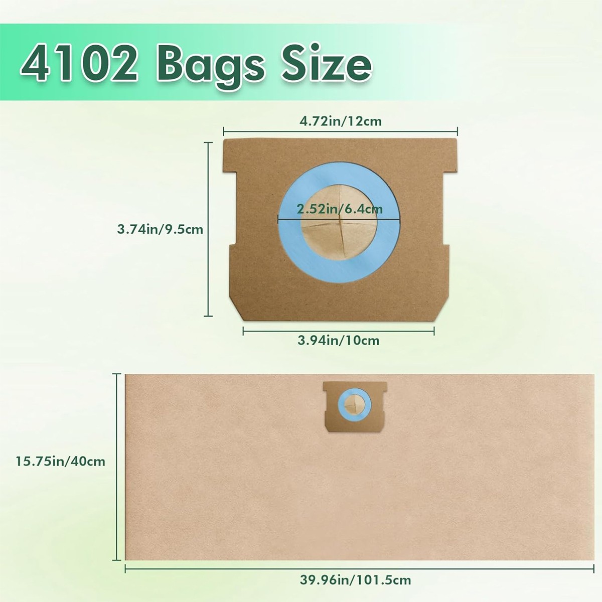 3-15 Pack DXVA19-4102 Shop Vac Bags for DEWALT 12-16 Gallon Wet/Dry Vacuum