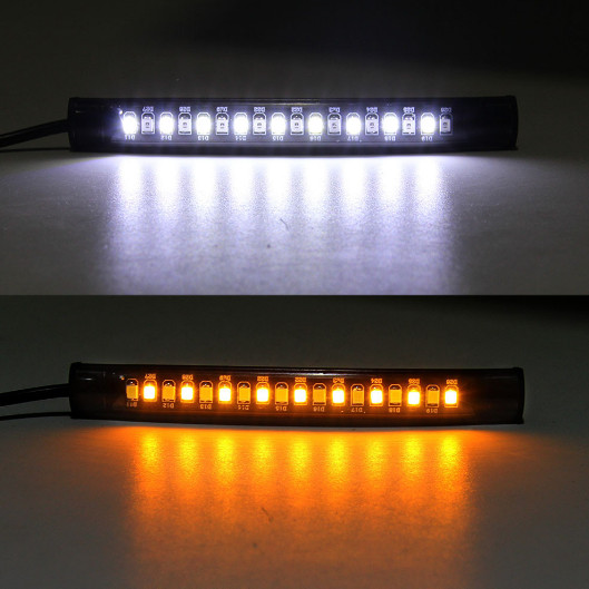 Universal Motorcycle ATV Tail Brake Light Stop Signal Lamp Flexible Strip Light
