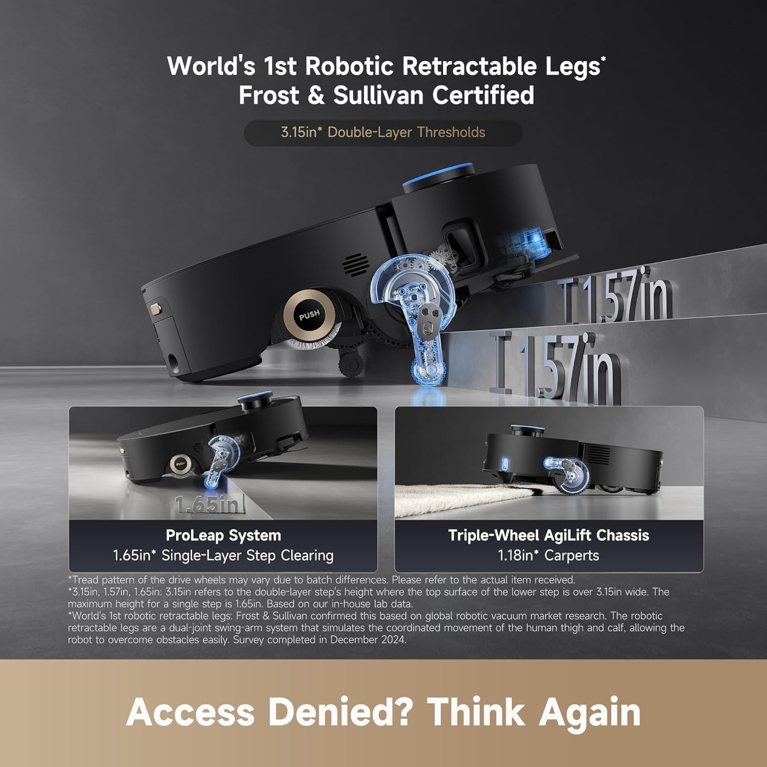 Dreame Aqua10 Ultra Roller Robot Vacuum and Mop BLACK