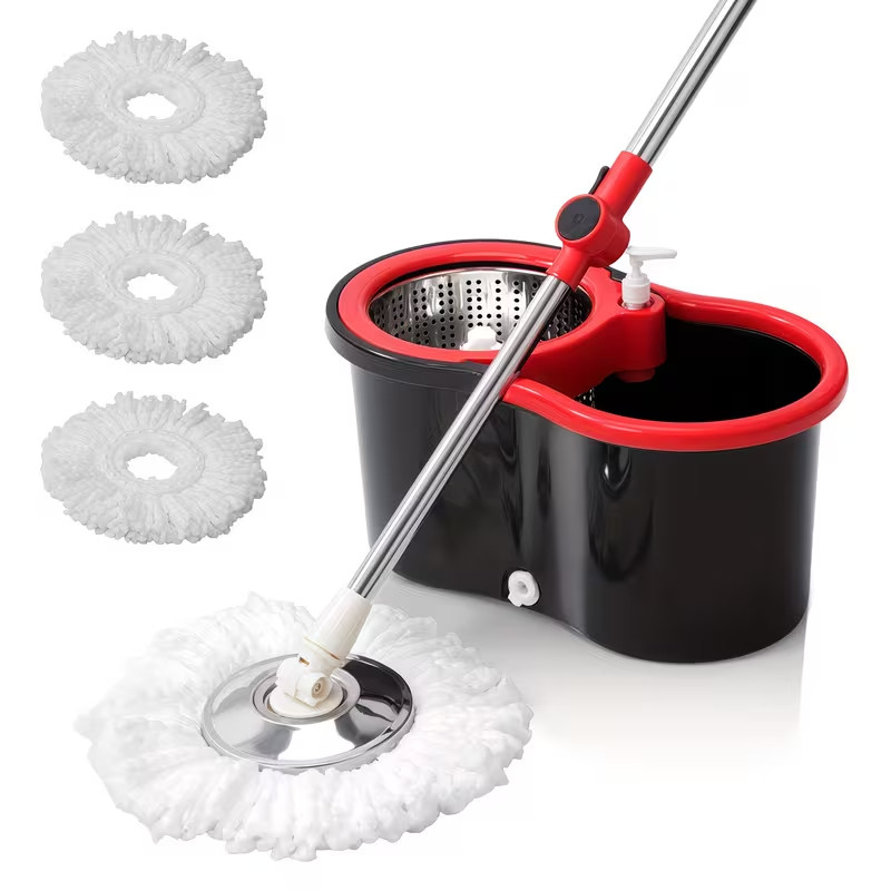 Set of Spin Mop And Bucket with Wringer