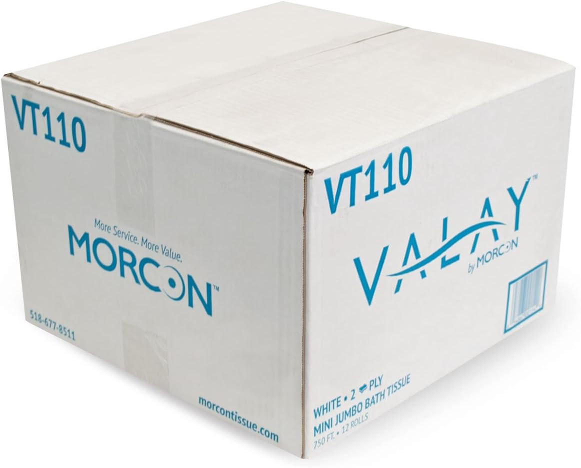 Paper VT110 Morsoft Millennium Jumbo Bath Tissue, Septic Safe, 2-Ply, White, 750